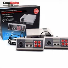 DHL 10 шт./лот мини ТВ ручной Игры детства игровая консоль многопользовательские игры встроенный 600 различных игр PAL и NTSC двойной геймпад