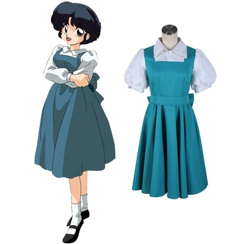 

Ranma 1/2 The Case of the Furinkan Stalker! Akane Tendo Akane Outfit Dress Cosplay Costume C018