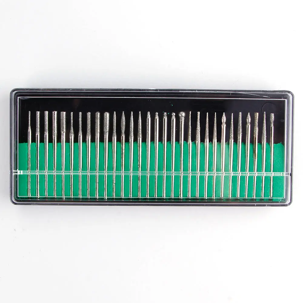 

30Pcs/Set Professional Electric Manicure And Pedicure Drill Bit Kit Alloy Grinding Head Nail Art Machine Accessories Nail Tools