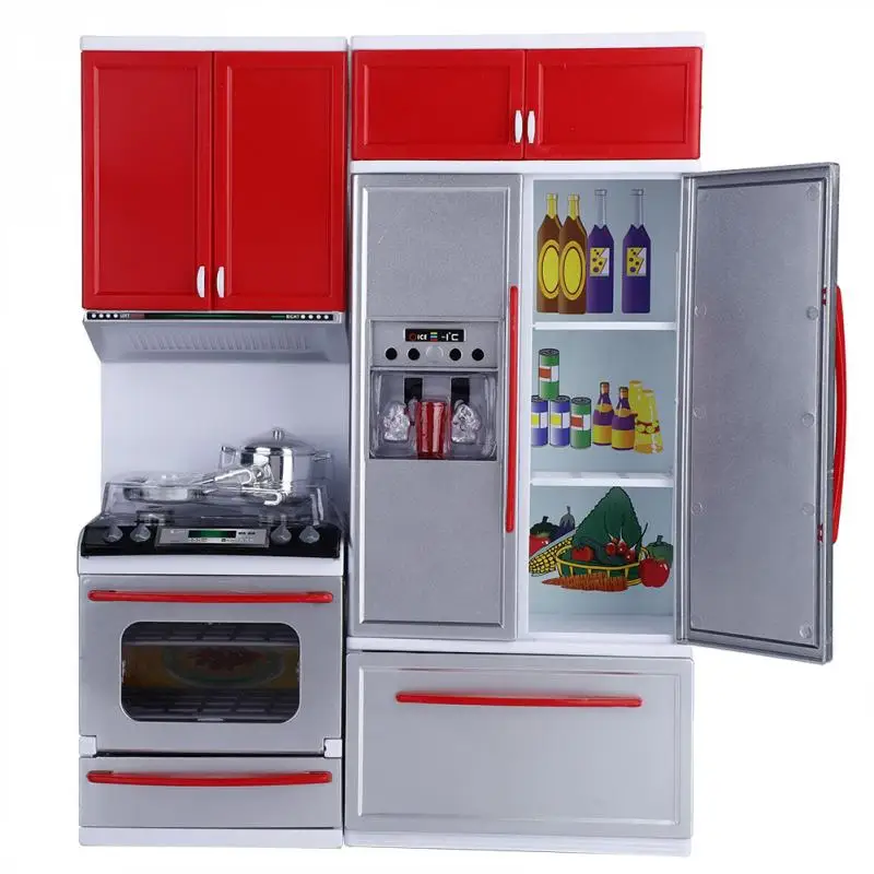 

kids girls Mini Kitchen Pretend Role Play Toys Set Kids Girls Funny Kitchenware Playing House Birthday Gift toys for children