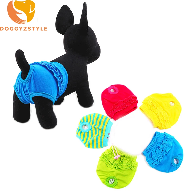 Pet Dog Pants Small Dog Casual Physiological Underwear Puppy Cat Flower