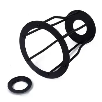 

Vintage Retro Lampshade Iron Cage for Ceiling Lamp E27 DIY American Wrought Iron Chandelier Lampshade Lighting Accessories