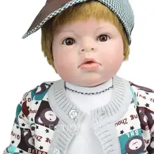 Около 70 см силиконовые куклы для новорожденных, детские куклы для сна, модные рождественские подарки для детей