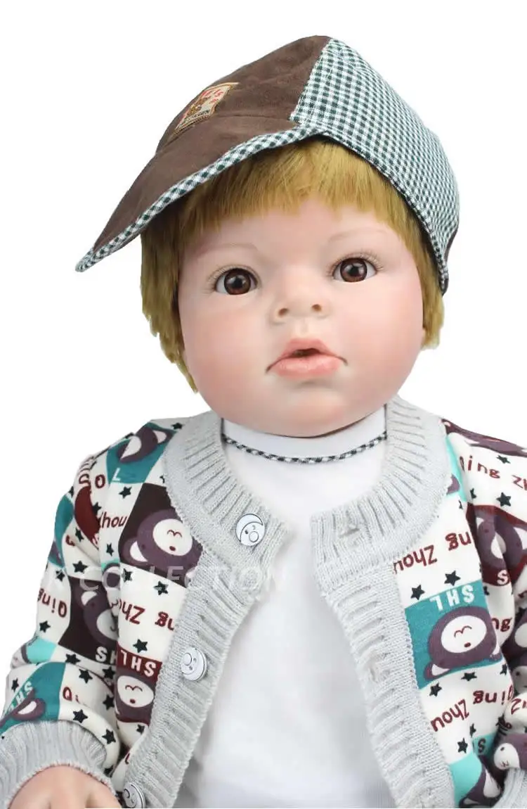 

About 70cm Silicone reborn baby dolls accompany sleeping reborn babies fashionable Christmas gift brinquedos for kids