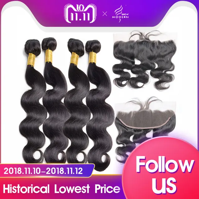Cheap Brazilian Body Wave Bundles With Closure 4 Bundles Human Hair Weave Lace Frontal Closure With Bundles Non Remy Hair Extensions Cheap Brazilian Body Wave Bundles With Closure 4 Bundles Human Hair Weave Lace Frontal Closure With Bundles Non Remy Hair Extensions