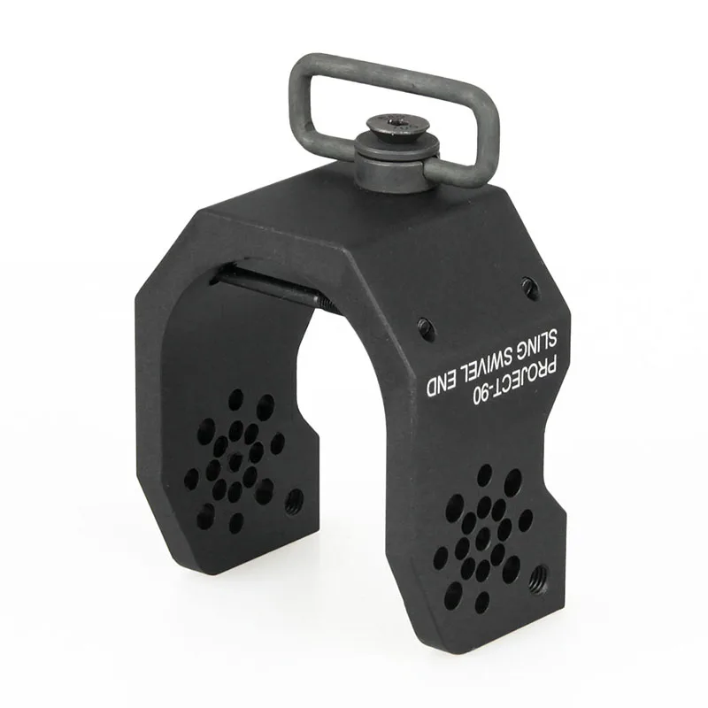 Black Color Tactical Project 90 Sling Swivel End Scope Mount For