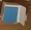 100 шт из нержавеющей стали небьющееся маленькое зеркало - Цвет: sky blue