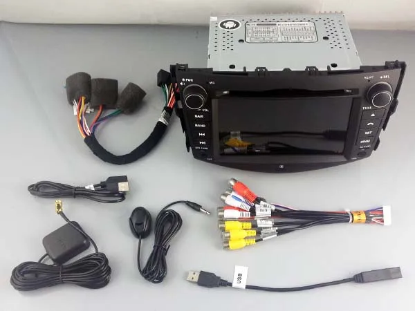 Discount Android 9.0 octa core 4GB RAM car dvd player for TOYOTA RAV4 2008-2012 ips touch screen head units tape recorder radio with gps 2