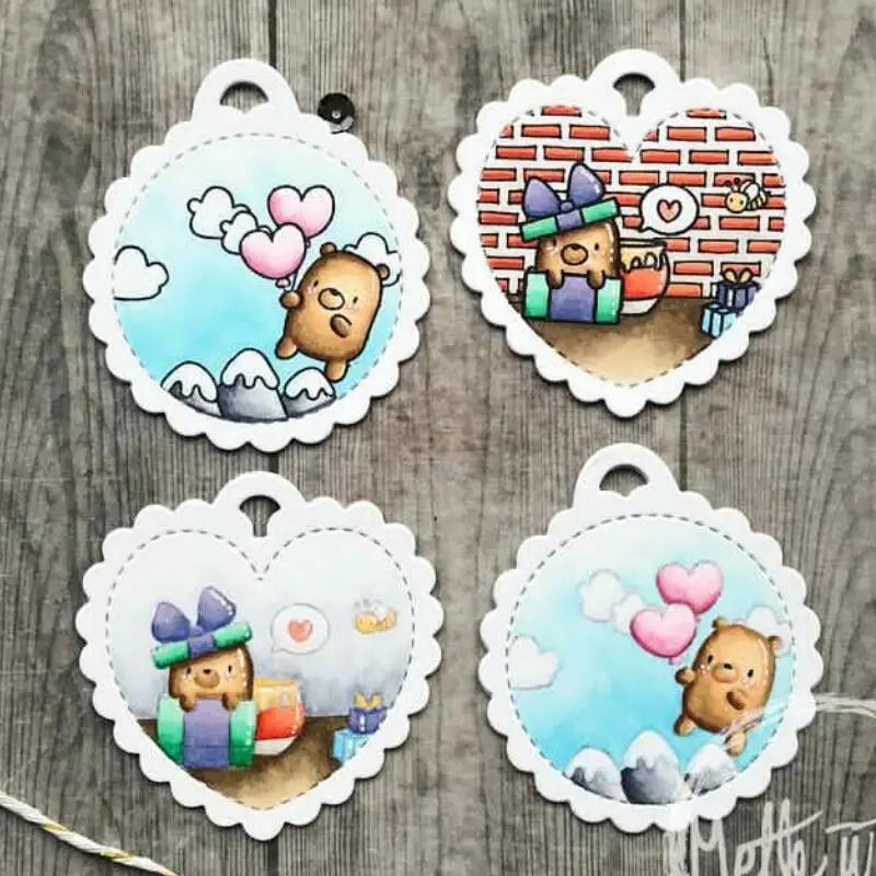 

Stamps Dies Scrapbooking Heart Circle Frame Stitch Tags Metal Cutting Dies Craft Die Cut New 2019 Stencil Embossing Card Making