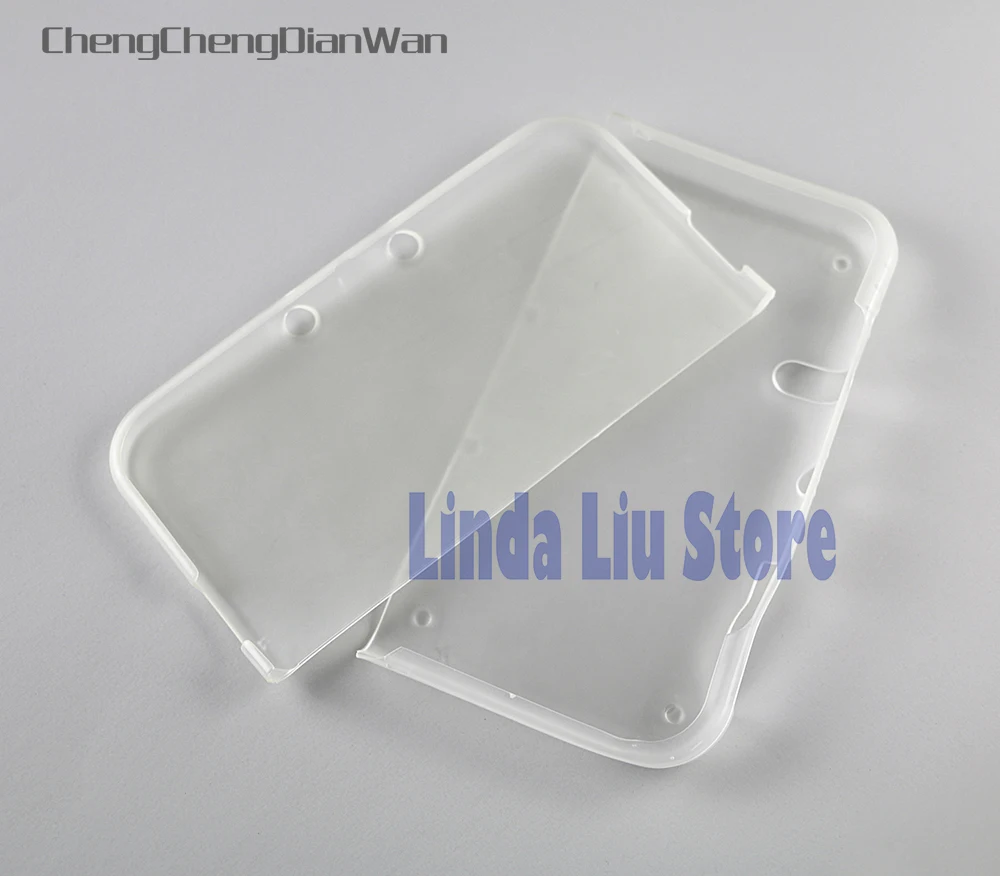 

Clear White Soft TPU Protective Case Skin Cover Protector guard for New 3DS LL/XL ChengChengDianWan