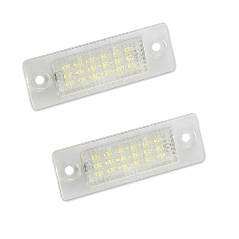 

2pcs License Light Lamp for VW Golf 5 Plus 2005-2009 Error Free 18LED Number License Plate Light Lamp for VW Caddy III 2004-2010