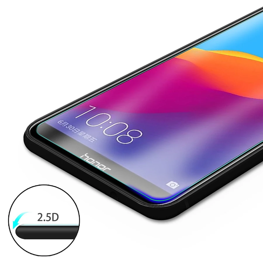 9H 2. 5D закаленное стекло для Huawei Honor 7C Защита экрана 7A Прозрачная защитная