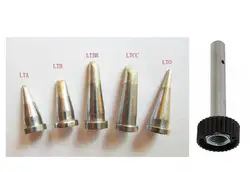 FEORLO 6 - Piece Soldering Tip and Retainer Barrel Set (5pcs with sleeve)