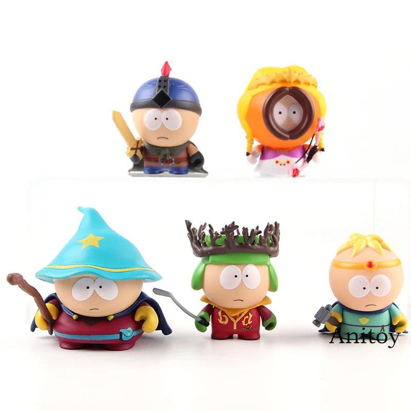 Kidrobot Южной игрушка для парка палка истины Стэн Кайл Кенни Эрик Картман масла ПВХ фигурку Коллекционная модель игрушки 5 шт./компл