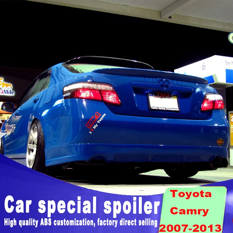 Задняя крышка из АБС пластика для toyota camry задняя спойлера праймера белого черного