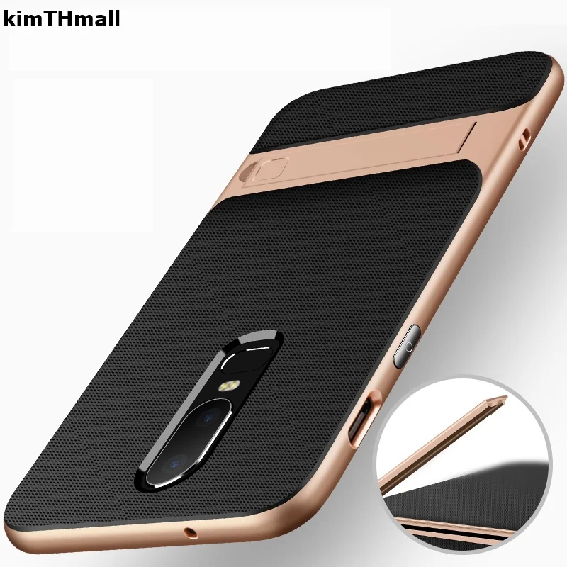 Case For Oneplus 6 6t Back Cover fundas for one plus 6 6 T case shock proof TPU Transparent Stand Soft phone case kimTHmall