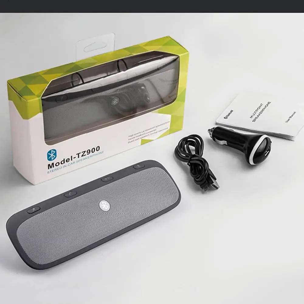 Tz900 солнцезащитный щиток для автомобиля Bluetooth Hands-Free Bluetooth автомобильный громкой динамик автомобильный Bluetooth Hands-Free динамик