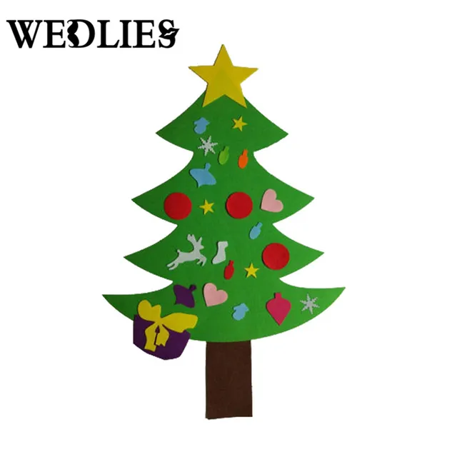 110cm felt non woven diy christmas tree door wall hanging ornaments kids toys gifts christmas - Christmas Wall Hanging Decorations 110cm felt non woven diy christmas tree door wall hanging ornaments kids toys gifts christmas - Christmas Wall Hanging Decorations