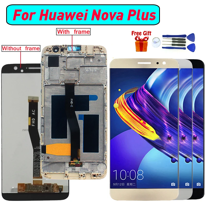

For Huawei nova Plus Display LCD Screen Digitizer Assembly For Huawei nova plus MLA-L11 L02 L12 display screen lcd module