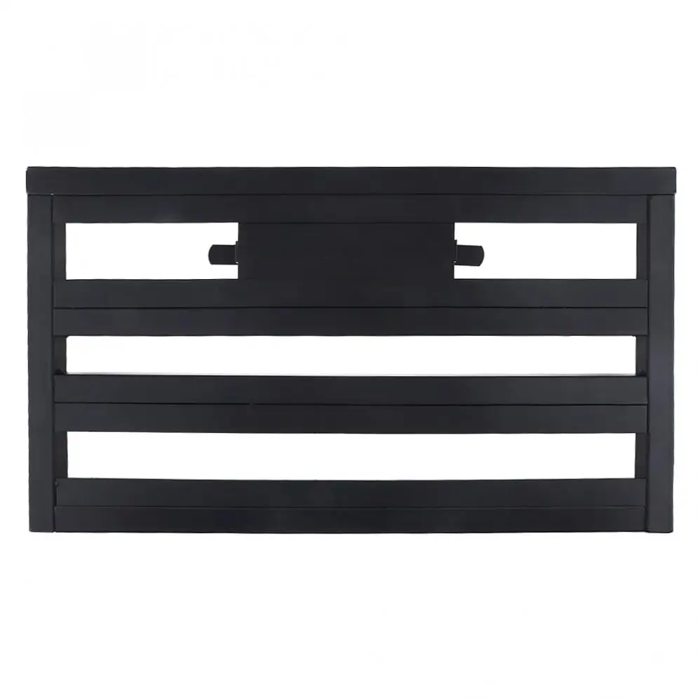 56 x 32cm Aluminum Alloy Guitar Pedal Board Setup Bigger Style DIY Guitar Effect Pedalboard with Installation Accessories