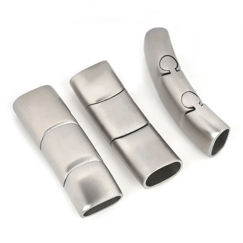 

1PCS Stainless Steel Clasps Connectors Buckle DIY Bracelet Jewelry Making Components Findings Glossy/Matte Style