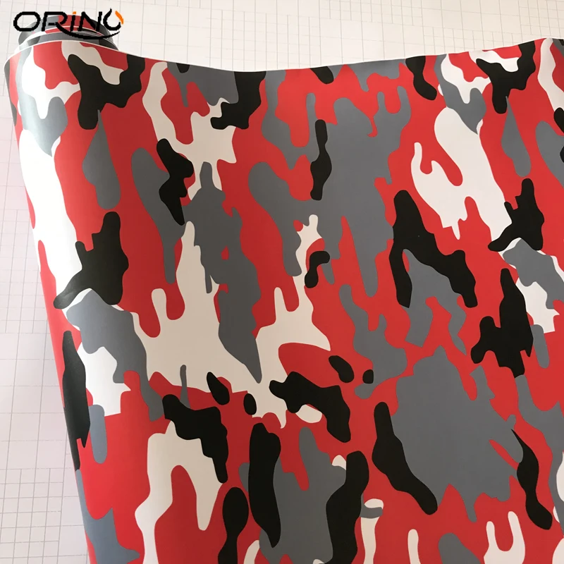 Black Red Grey Vinyl Film Sticker-1