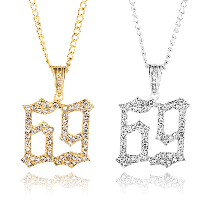 Для мужчин в стиле хип хоп со льдом из Bling 69 реперские кепки Подвески проложить