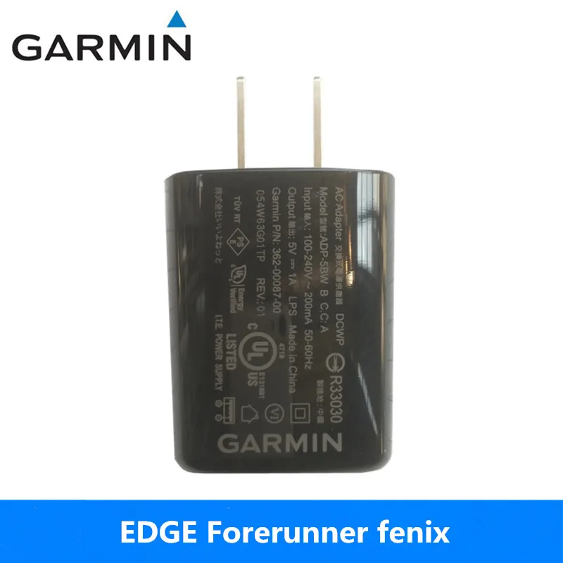 Garmin EDGE Forerunner fenix Plus vivoactive series/черная новая Оригинальная зарядная головка (без