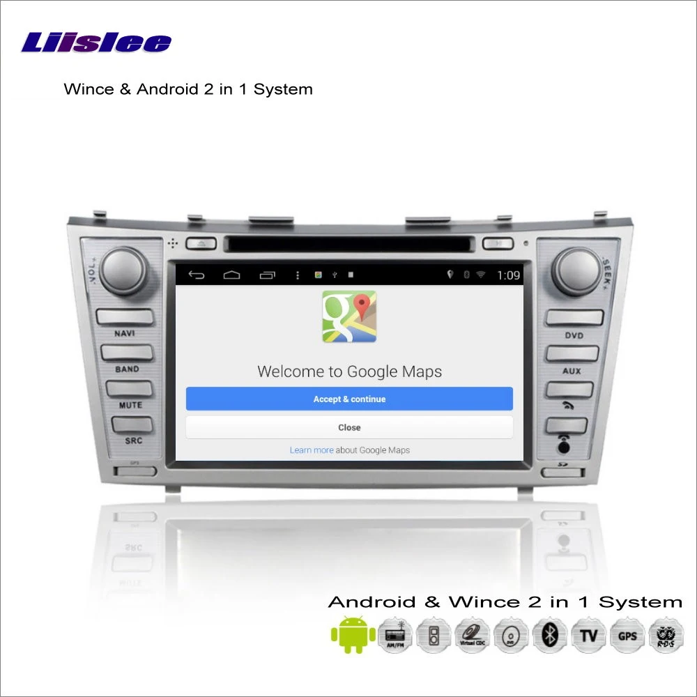 Sale Liislee Car Android Multimedia For Toyota Aurion XV40 / Camry 2006~2012 Radio DVD Player GPS Navi Navigation Audio Video Stereo 3