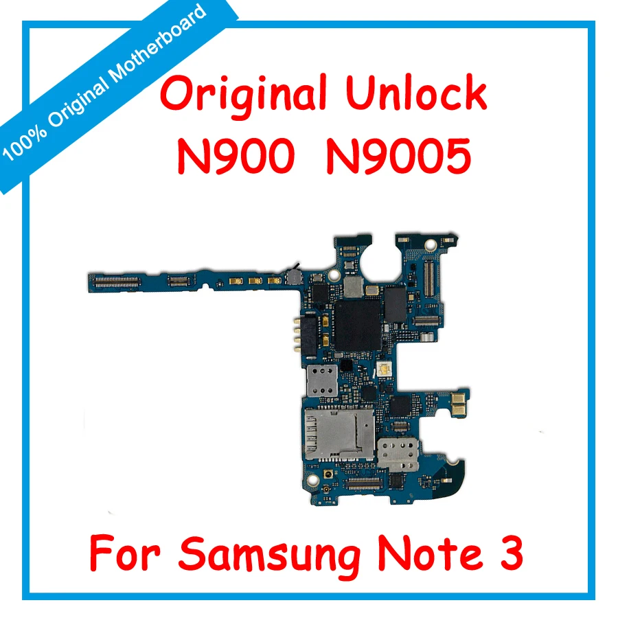 

For Samsung Note3 N9005 16G/32G N900 Motherboard 100% Unlocked Logic Board With Chips