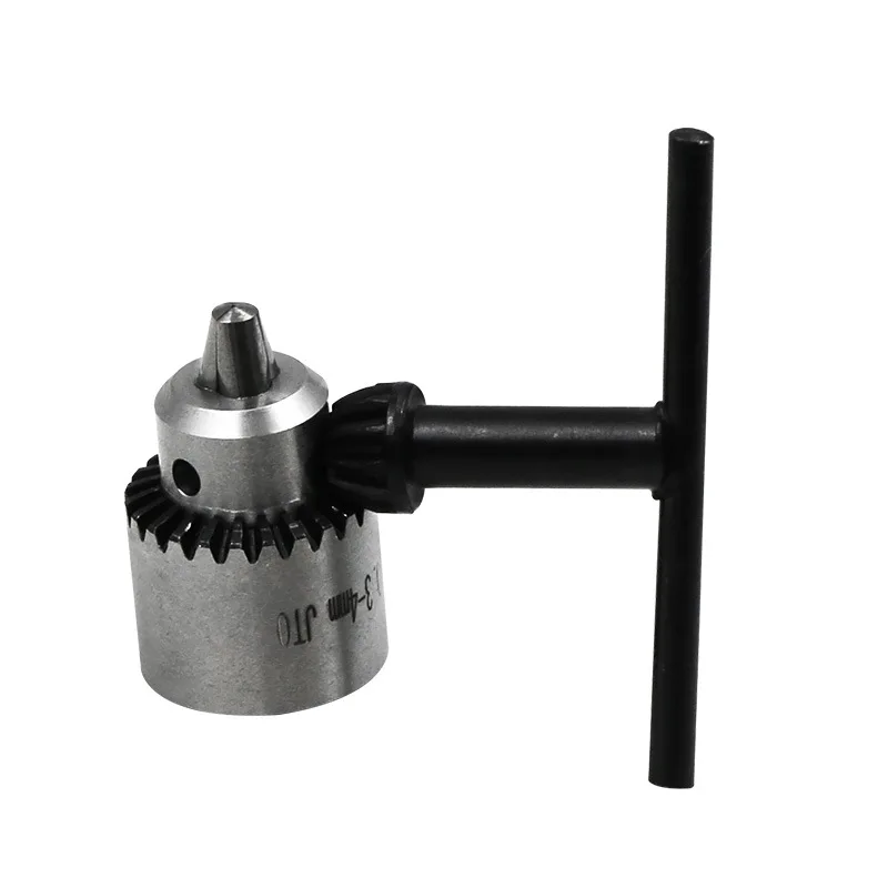 

Micro Motor Drill Chucks Clamping 0.3-4mm Taper Mounted Drill Chuck Electric Drill Chuck Taper Mounted Lathe Motor Press Tool
