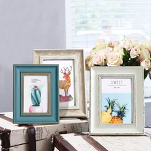 1 шт., американская винтажная фоторамка для гостиной, комод, домашний декор, лакомство, смоляные фоторамки, подарок на день рождения, Марко де фото