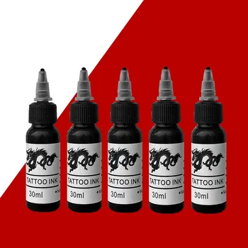 

1oz Black Tattoo Ink Set Beauty&Health Inks 30ml Black Ink Permanent Makeup Body Art Painting Pigment Accesories(Color:Black)