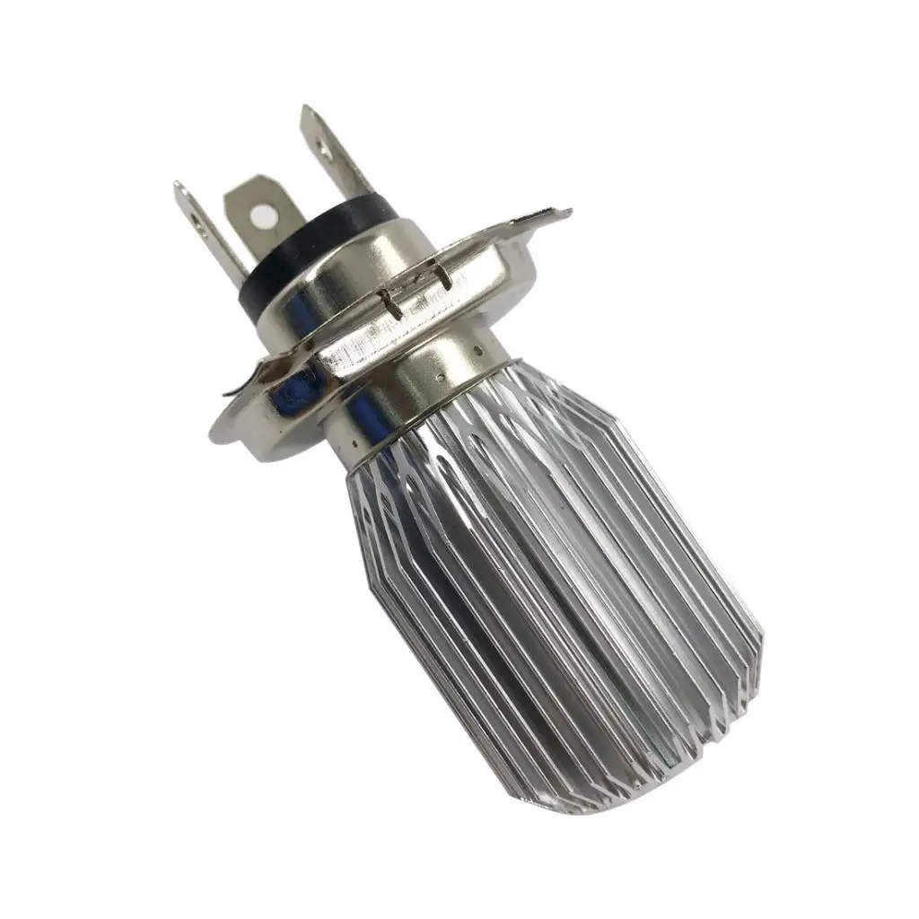 H4 BA20D DC 6V-80V 6W 6500K COB LED Motorcycle Hi/Lo Beam Headlight Bulb Long Lifespan Waterproof and Anti-Corrosion