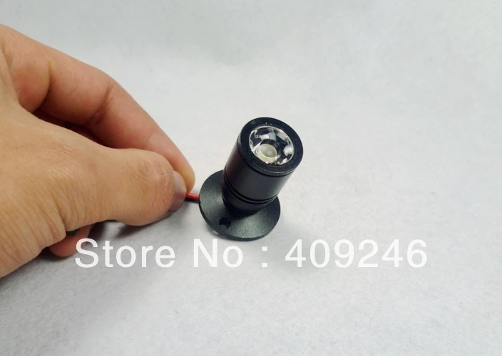 

Black shell 1x1W Mini LED Warm/White Spotlight Jewelry light Cabinet Ceiling spot flood lamp background AC110V 220V