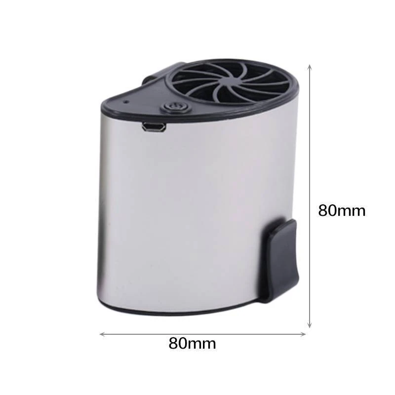 

Newly Mini Portable Waist Fan USB Rechargeable Cool Air Handheld Cooler for Outdoor Daily Travel BN99