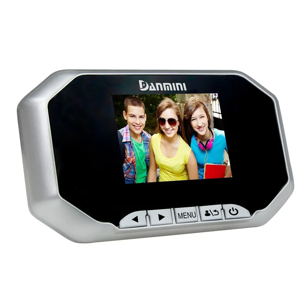 BMBY-DANMINI 3.0 inch Digital Doorbell LCD Peephole Viewer Camera Viewer PIR Motion Detection Door Eye Video Record Night Visi