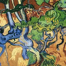 Картины Винсента Ван Гога дерево корни настенное Искусство Ручная роспись высокое качество