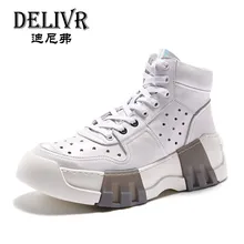 Delivr Vulcanizada Sapatos Das Sapatilhas Dos Homens Sapatos de Alta Superior Respirável Masculino Adulto Pai Sapatos Masculinos Sneaker Pai Desajeitado Sneakers 2019