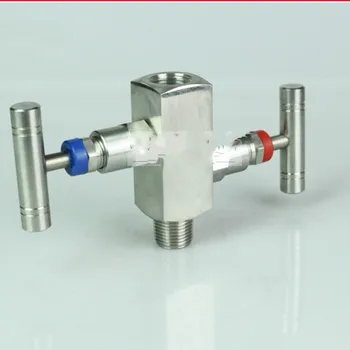 

High Pressure Stainless Steel 2 Way Instrument Manifold Valve With One-Shape Handle NPT1/2" 201/304/316 stainless steel