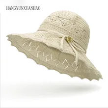 Summer Hats for Women Travel Hats Casual Solid Color Straw Hat with Rope Panama Hat Lady Hollow Out Beach Sun Hat Summer Hats for Women Travel Hats Casual Solid Color Straw Hat with Rope Panama Hat Lady Hollow Out Beach Sun Hat