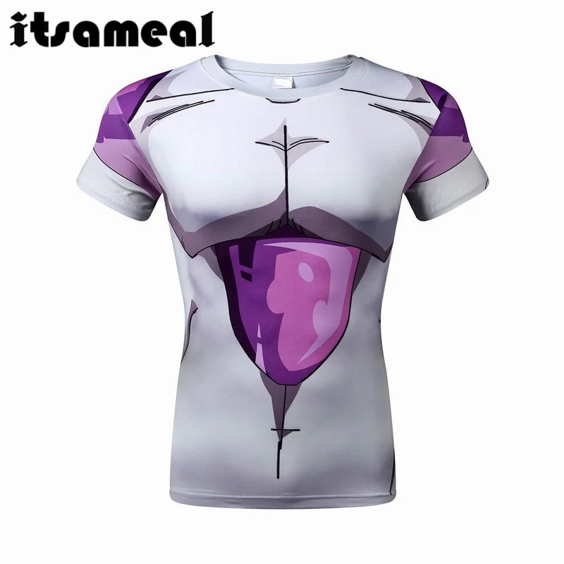 

Dragon Ball Compression T Shirt Z Krillin 3d t shirt Funny Super Saiyan t shirts tees Men Tight compression Tee Shirts