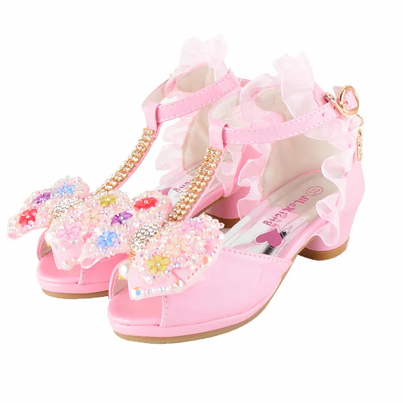 Popular Kids High Heels-Buy Cheap Kids High Heels Lots From China 2017 new summer girls kids sandals children's high heel fish mouth children shoes lace dance princess - Popular Kids High Heels-Buy Cheap Kids High Heels Lots From China