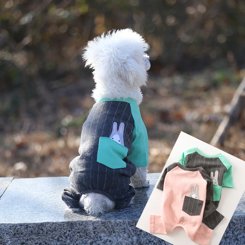 Bigeyedog Spring Autumn Pet Clothing for Dog Jumpsuit Apparel Puppy Dog