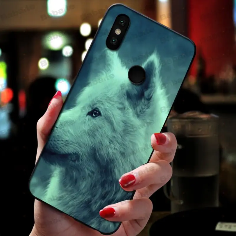 cool wolf face