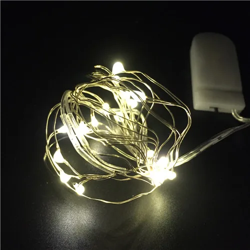 2 м светодио дный светодиодная гирлянда медная проволока Corker String Fairy Lights для стеклянного ремесла бутылка год/Рождество/валентинки Свадебные украшения Ra - Испускаемый цвет: Тёплый белый