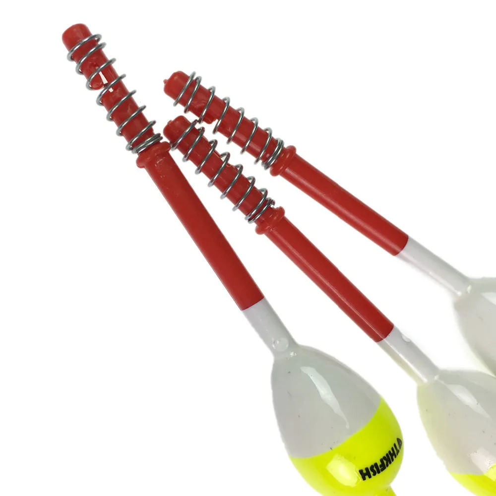 RED /& WHITE 3/" inch FIXED or SLIP Cast OVAL Balsa Wood Fishing Float Bobber