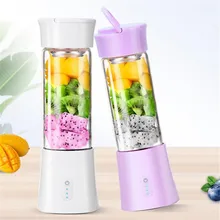 400 мл портативная соковыжималка с зарядкой от USB многофункциональная машина для смешивания с шестью лезвиями смузи