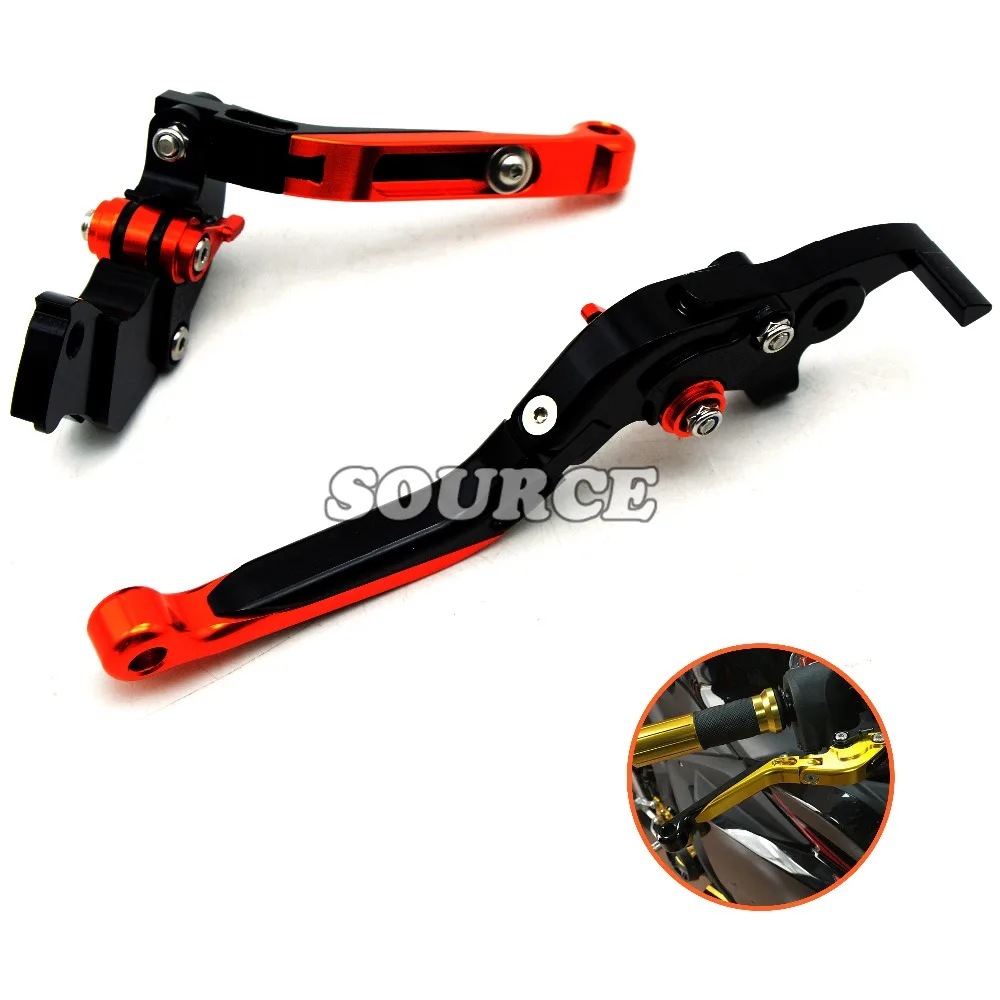 

For KTM DUKE Free shipping CNC Aluminum Folding & Adjustable & Extenable Motorcycle Brake Clutch Levers