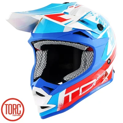 TORC внедорожный брендовый шлем для взрослых Мото шлем casco moto rcycle шлем грязный велосипед гоночный крест Мото Кросс шлемы moto rcyle T32 - Цвет: WHITE RULER